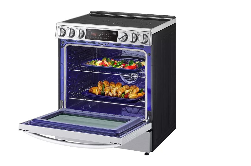 6.3 cu ft. Smart wi-fi Enabled ProBake Convection® InstaView® Electric Slide-In Range with Air Fry view 8