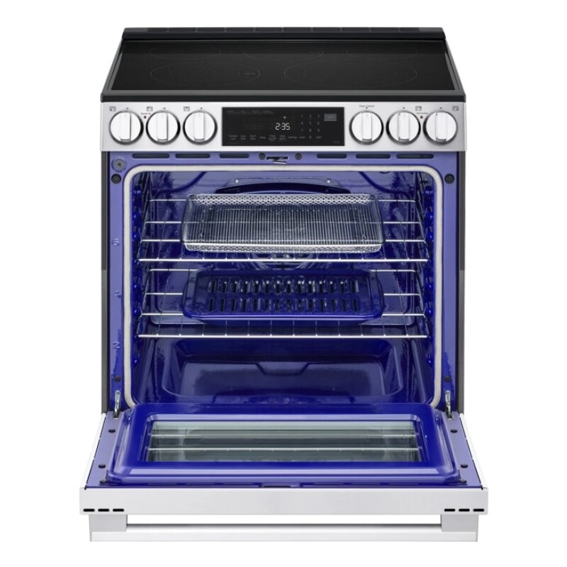 6.3 Cu. Ft. Smart Wi-fi Enabled Electric Slide-in Range With Instaview®, Fan Convection, Air Fry & Easyclean® LSEL6335LE