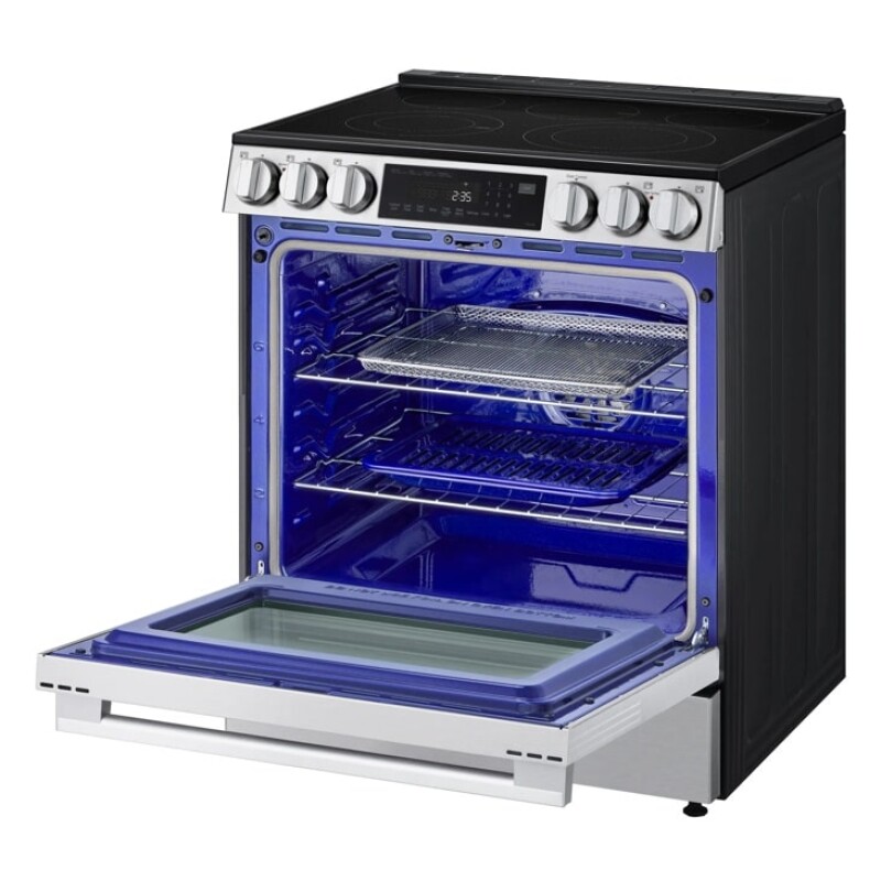 6.3 Cu. Ft. Smart Wi-fi Enabled Electric Slide-in Range With Instaview®, Fan Convection, Air Fry & Easyclean® LSEL6335LE