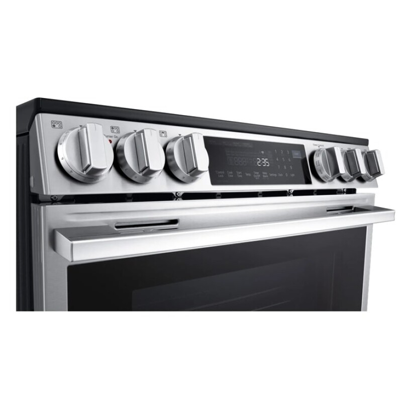 6.3 Cu. Ft. Smart Wi-fi Enabled Electric Slide-in Range With Instaview®, Fan Convection, Air Fry & Easyclean® LSEL6335LE