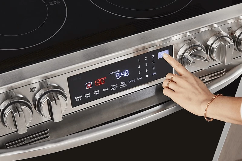 Backlit SmoothTouch® Glass Controls