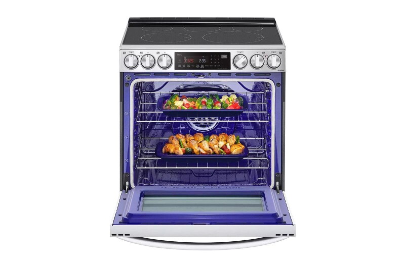 6.3 Cu. Ft. Smart Wi-fi Enabled Probake Convection® Instaview™ Electric Slide-in Range With Air Fry LSEL6337F