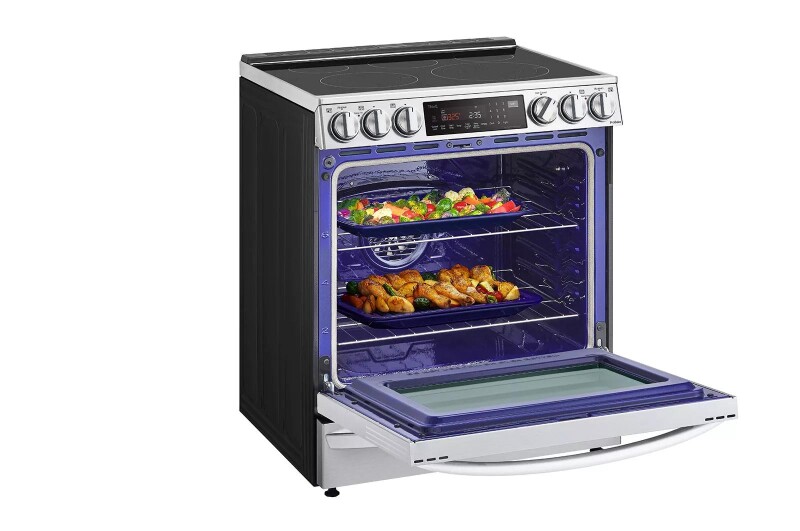 6.3 Cu. Ft. Smart Wi-fi Enabled Probake Convection® Instaview™ Electric Slide-in Range With Air Fry LSEL6337F