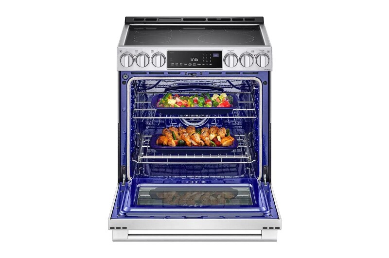 6.3 cu. ft. InstaView® Electric Slide-in Range with ProBake Convection® and Air Fry view 7