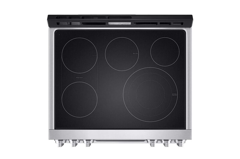 6.3 cu. ft. InstaView® Electric Slide-in Range with ProBake Convection® and Air Fry view 4