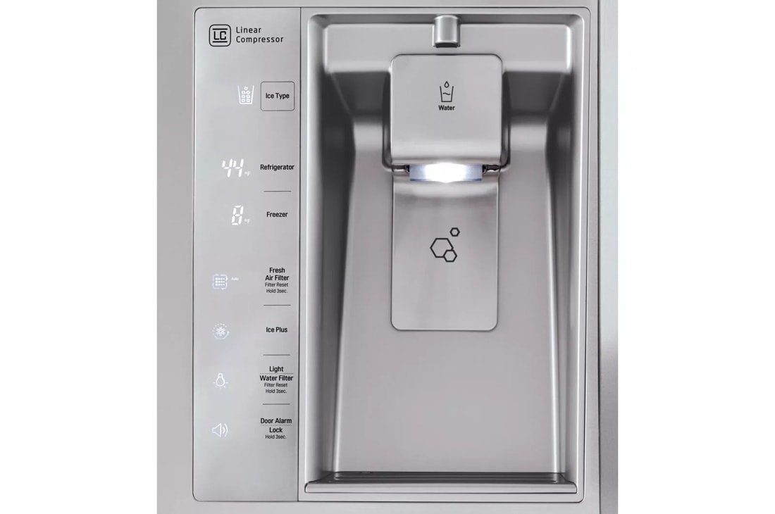 LG STUDIO 24 cu. ft. Door-in-Door® Counter-Depth Refrigerator LSFD2491ST
