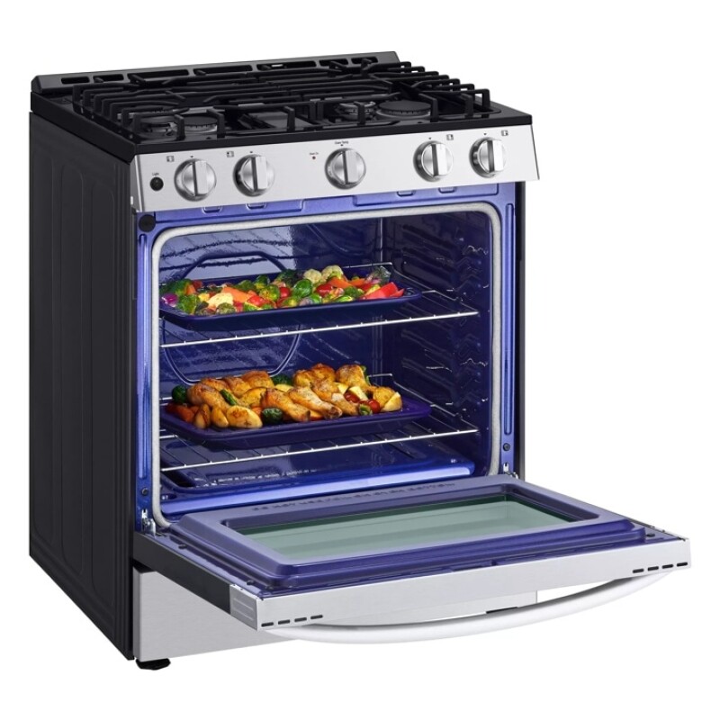 5.8 cu. ft. Gas Slide-in Range with EasyClean® view 7