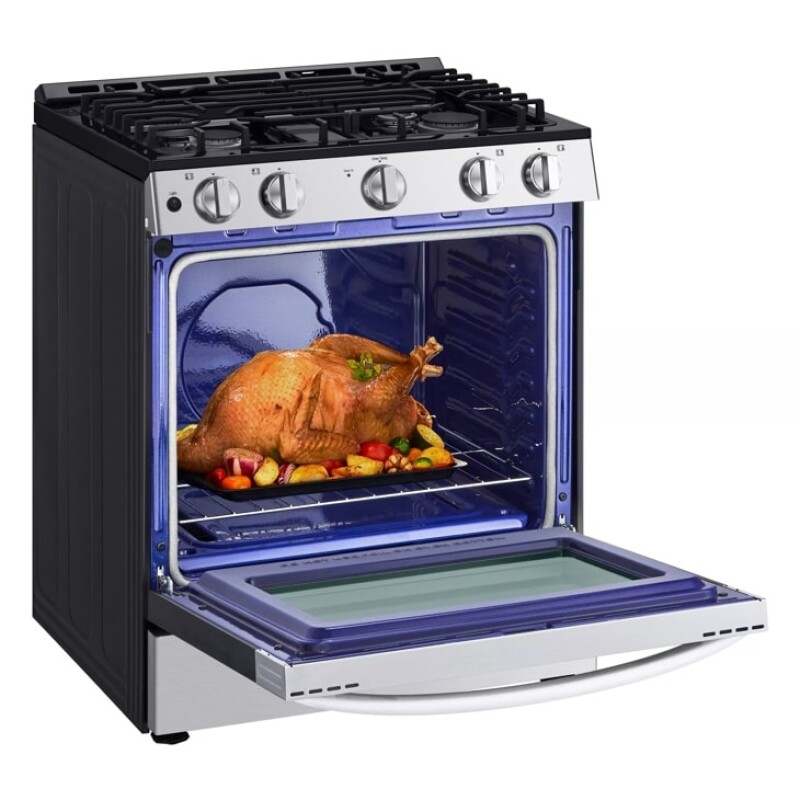 5.8 cu. ft. Gas Slide-in Range with EasyClean® view 6