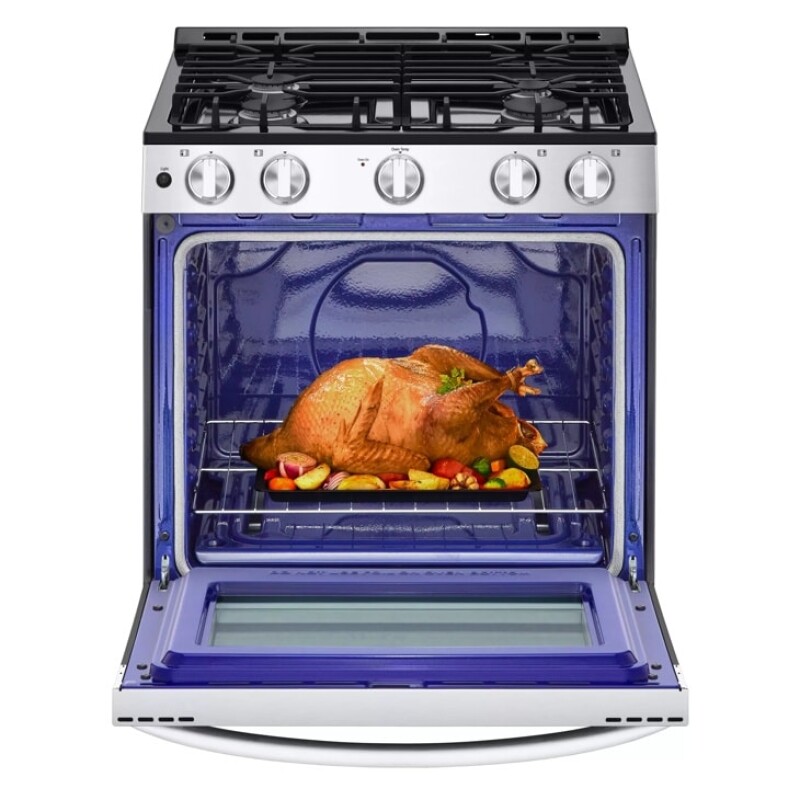 5.8 cu. ft. Gas Slide-in Range with EasyClean® view 4