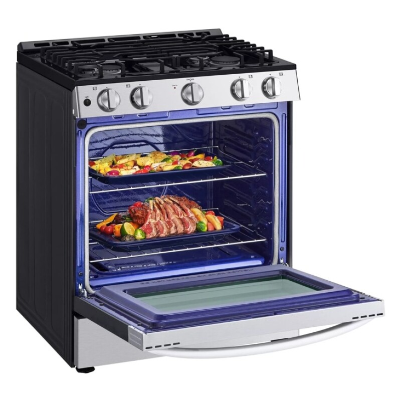 5.8 cu. ft. Gas Slide-in Range with EasyClean® view 3