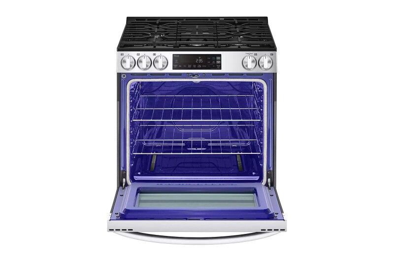 5.8 cu ft. Smart Wi-Fi Enabled Gas Slide-in Range with EasyClean® view 7