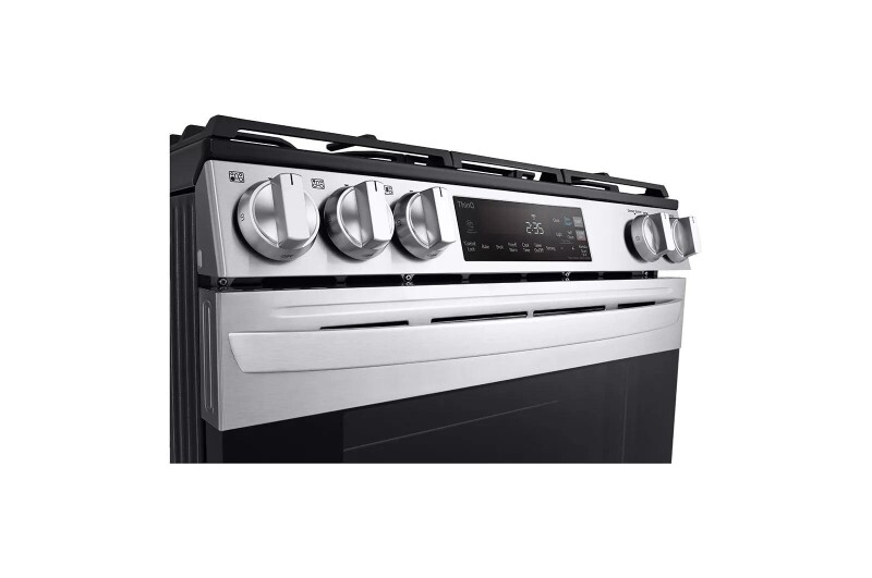 5.8 cu ft. Smart Wi-Fi Enabled Gas Slide-in Range with EasyClean® view 4