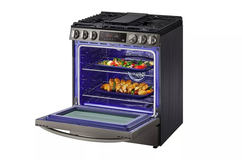 5.8 Cu. Ft. Smart Wi-fi Enabled Fan Convection Gas Slide-in Range With Air Fry & Easyclean® LSGL5833D