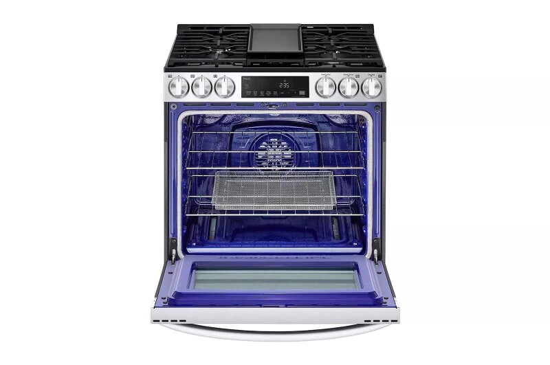 5.8 Cu. Ft. Smart Wi-fi Enabled Fan Convection Gas Slide-in Range With Air Fry & Easyclean® LSGL5833F