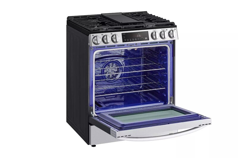 5.8 Cu. Ft. Smart Wi-fi Enabled Fan Convection Gas Slide-in Range With Air Fry & Easyclean® LSGL5833F