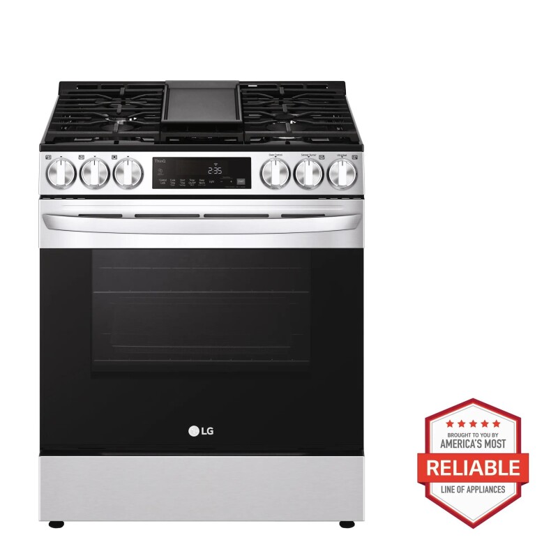 5.8 Cu. Ft. Smart Wi-fi Enabled Fan Convection Gas Slide-in Range With Air Fry & Easyclean® LSGL5833D