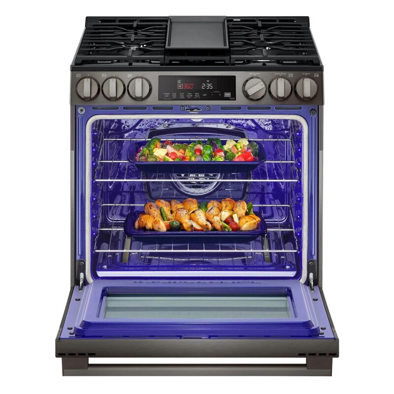 5.8 cu. ft. Smart Gas Slide-in Range with Convection, Air Fry and EasyClean®
 view 7