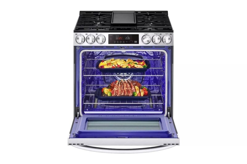 5.8 Cu. Ft. Smart Gas Slide-in Range With Convection, Air Fry & Easyclean® LSGL583CF