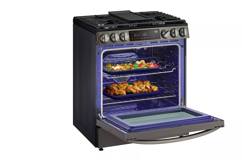 6.3 cu ft. Smart wi-fi Enabled ProBake Convection® InstaView® Gas Slide-In Range with Air Fry view 7