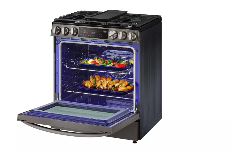 6.3 cu ft. Smart wi-fi Enabled ProBake Convection® InstaView® Gas Slide-In Range with Air Fry view 8