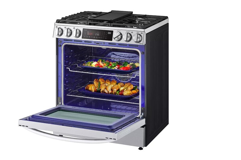 6.3 cu ft. Smart wi-fi Enabled ProBake Convection® InstaView® Gas Slide-In Range with Air Fry view 8