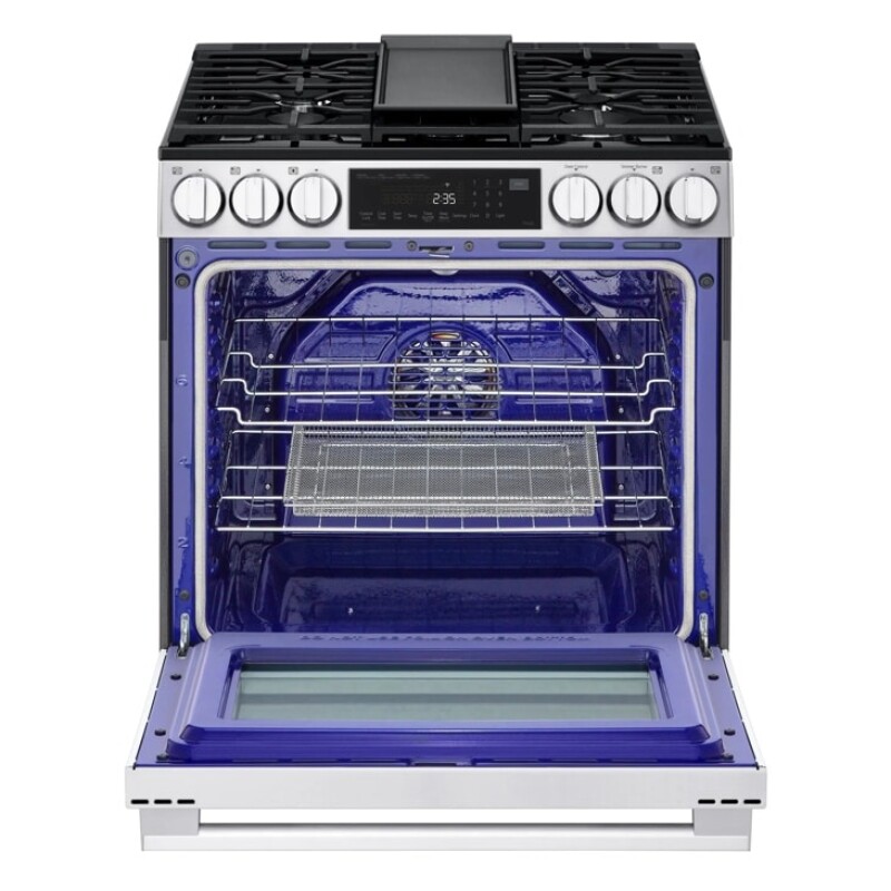 6.3 Cu. Ft. Smart Wi-fi Enabled Gas Slide-in Range With Instaview®, Fan Convection, Air Fry & Easyclean® LSGL6335L