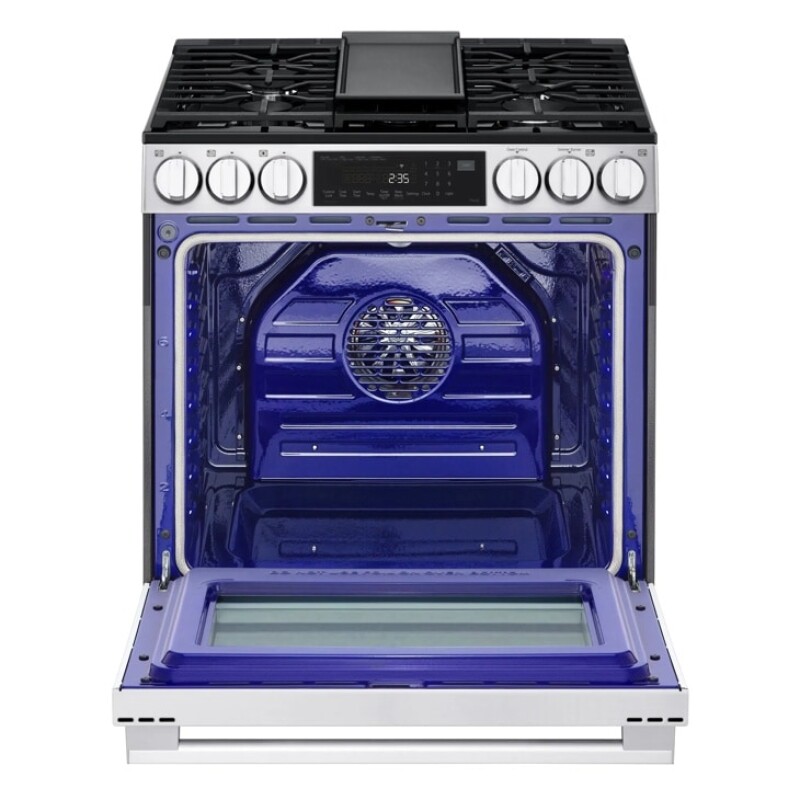 6.3 Cu. Ft. Smart Wi-fi Enabled Gas Slide-in Range With Instaview®, Fan Convection, Air Fry & Easyclean® LSGL6335L