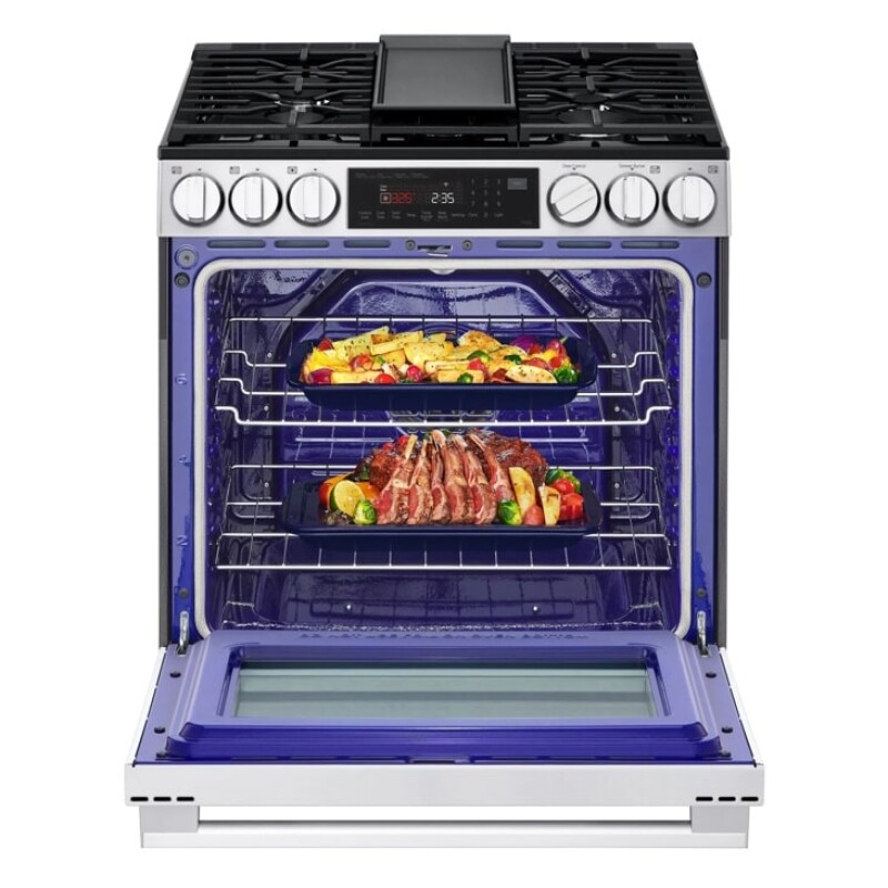 6.3 Cu. Ft. Smart Wi-fi Enabled Gas Slide-in Range With Instaview®, Fan Convection, Air Fry & Easyclean® LSGL6335L