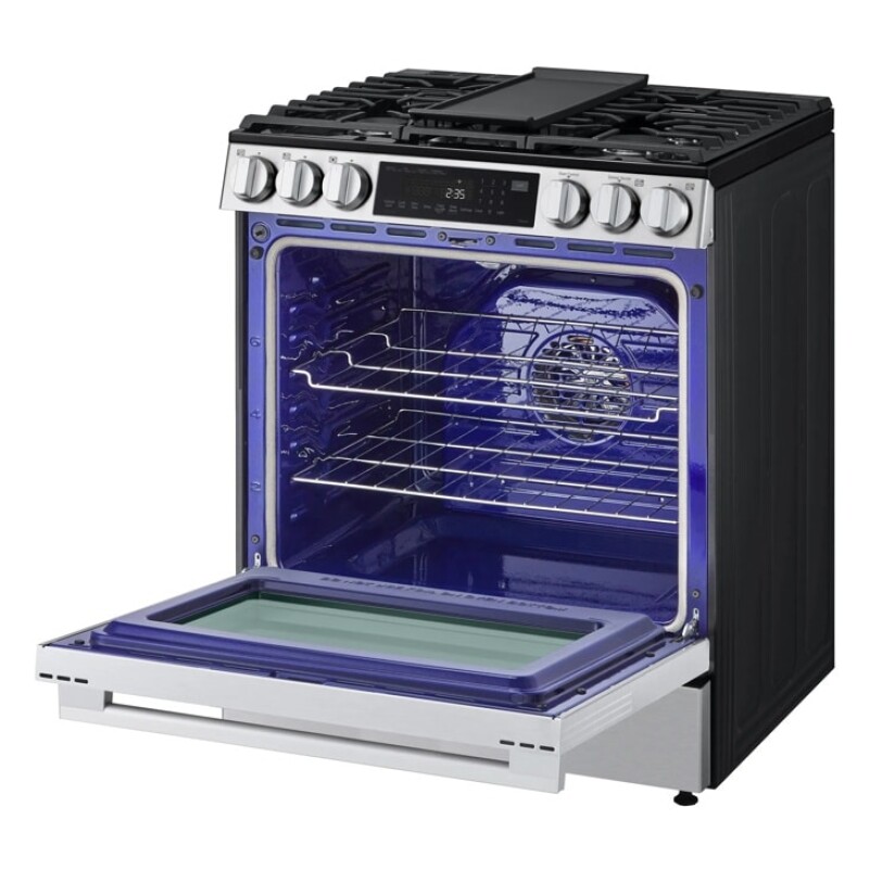 6.3 Cu. Ft. Smart Wi-fi Enabled Gas Slide-in Range With Instaview®, Fan Convection, Air Fry & Easyclean® LSGL6335L