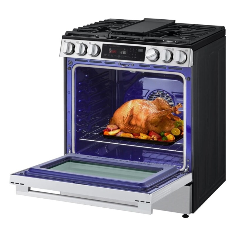 6.3 Cu. Ft. Smart Wi-fi Enabled Gas Slide-in Range With Instaview®, Fan Convection, Air Fry & Easyclean® LSGL6335L