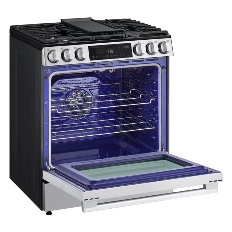 6.3 Cu. Ft. Smart Wi-fi Enabled Gas Slide-in Range With Instaview®, Fan Convection, Air Fry & Easyclean® LSGL6335L