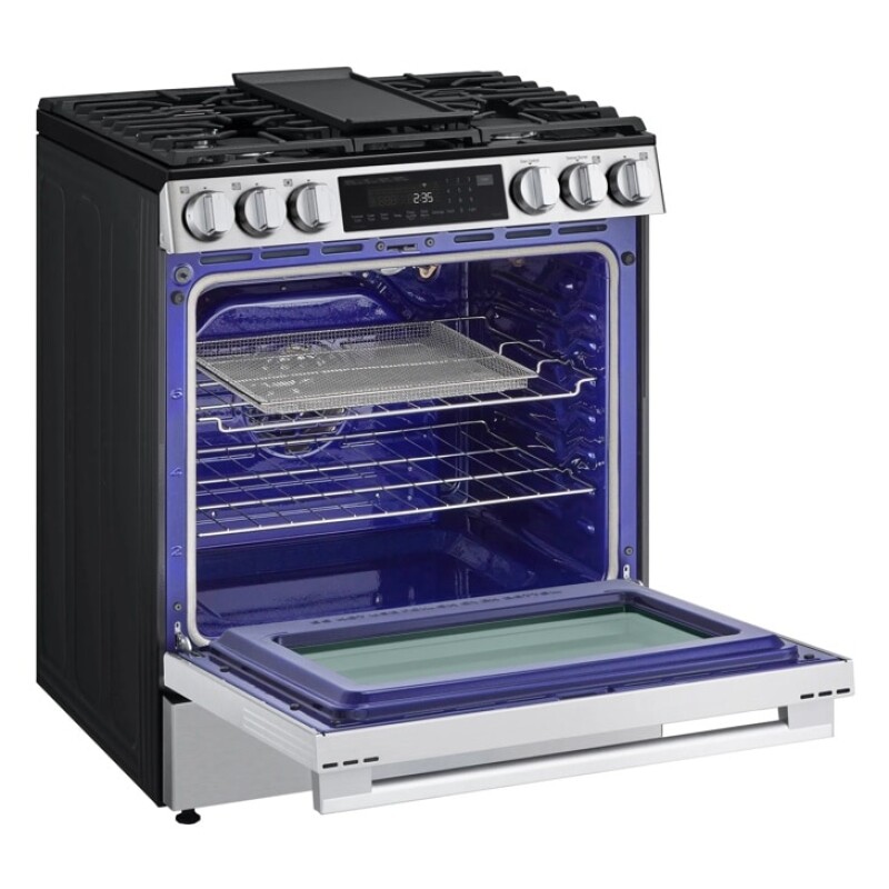 6.3 Cu. Ft. Smart Wi-fi Enabled Gas Slide-in Range With Instaview®, Fan Convection, Air Fry & Easyclean® LSGL6335L