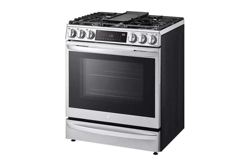 6.3 cu ft. Smart Wi-Fi Enabled ProBake Convection® InstaView™ Gas Slide-in Range with Air Fry view 3