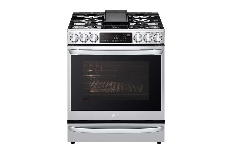 6.3 cu ft. Smart Wi-Fi Enabled ProBake Convection® InstaView™ Gas Slide-in Range with Air Fry view 4
