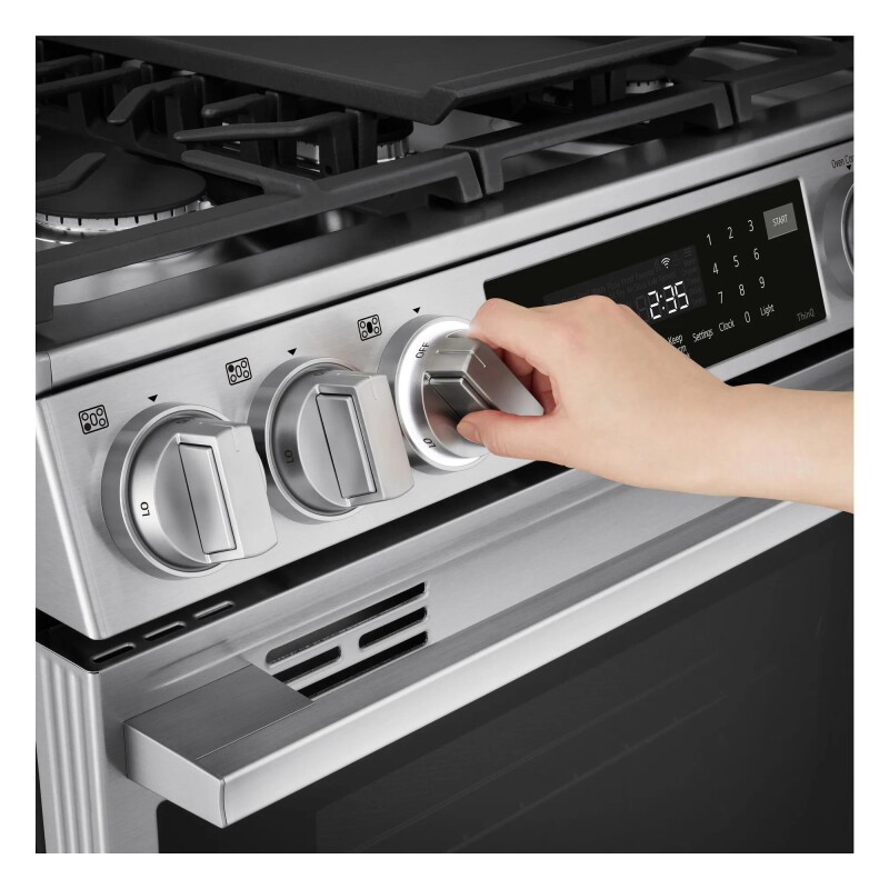6.3 cu ft. Smart Gas Slide-In Range with InstaView®, ProBake Convection®, and Air Fry
 view 11