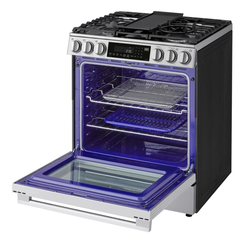 6.3 cu ft. Smart Gas Slide-In Range with InstaView®, ProBake Convection®, and Air Fry
 view 7