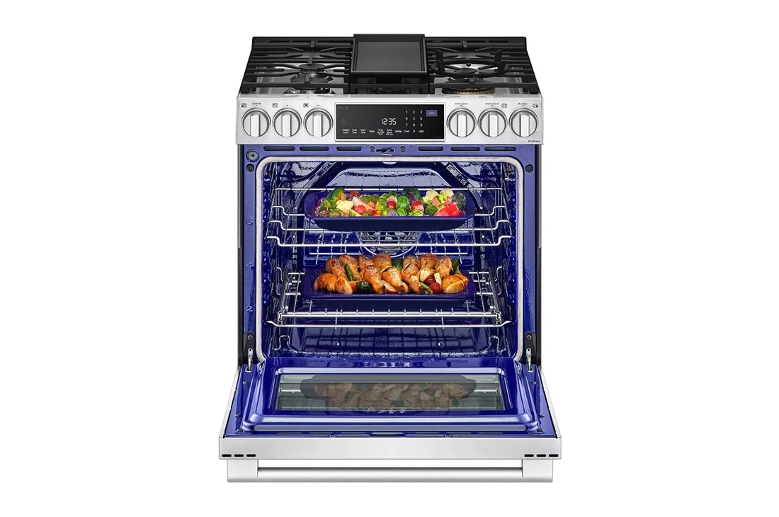 6.3 cu. ft. InstaView® Gas Slide-in Range with ProBake Convection® and Air Fry view 5