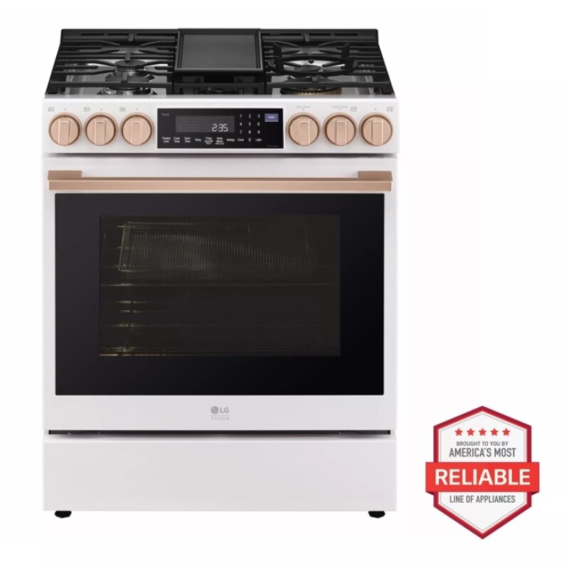 LG STUDIO 6.3 cu. ft. InstaView® Gas Slide-in Range with ProBake Convection® and Air Fry view 8
