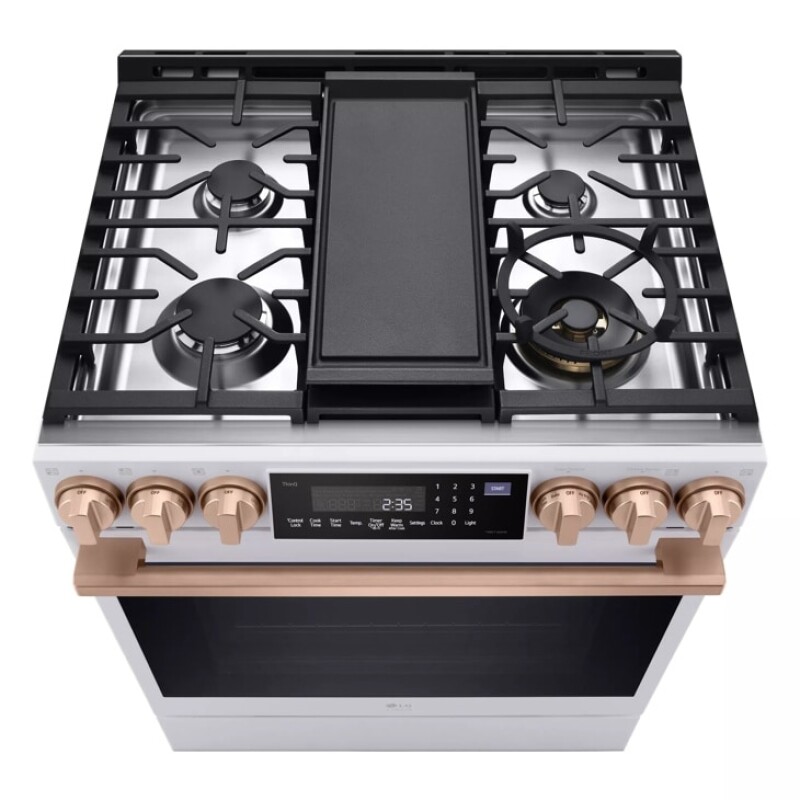 LG STUDIO 6.3 cu. ft. InstaView® Gas Slide-in Range with ProBake Convection® and Air Fry view 4