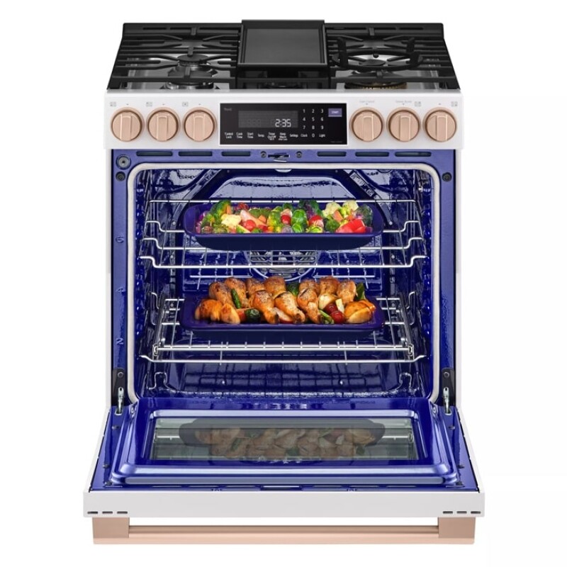 LG STUDIO 6.3 cu. ft. InstaView® Gas Slide-in Range with ProBake Convection® and Air Fry view 3