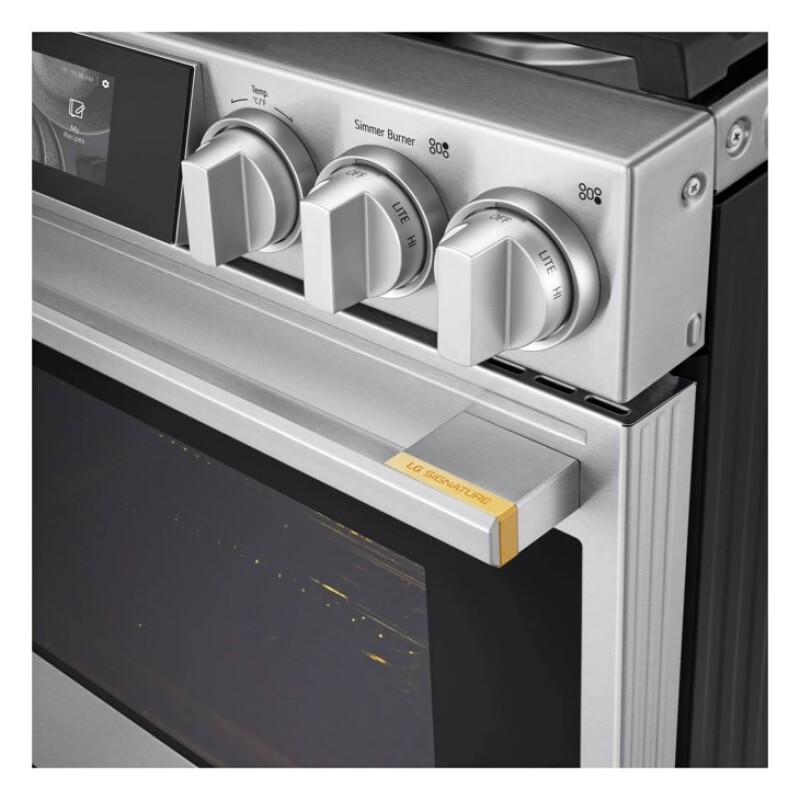 6.3 Cu. Ft. Smart Gas Slide-in Range With Dynamic Probake Convection®, Air Fry, Air Sous Vide, Pizza Mode And Ai Gourmet Camera LSGU6339X