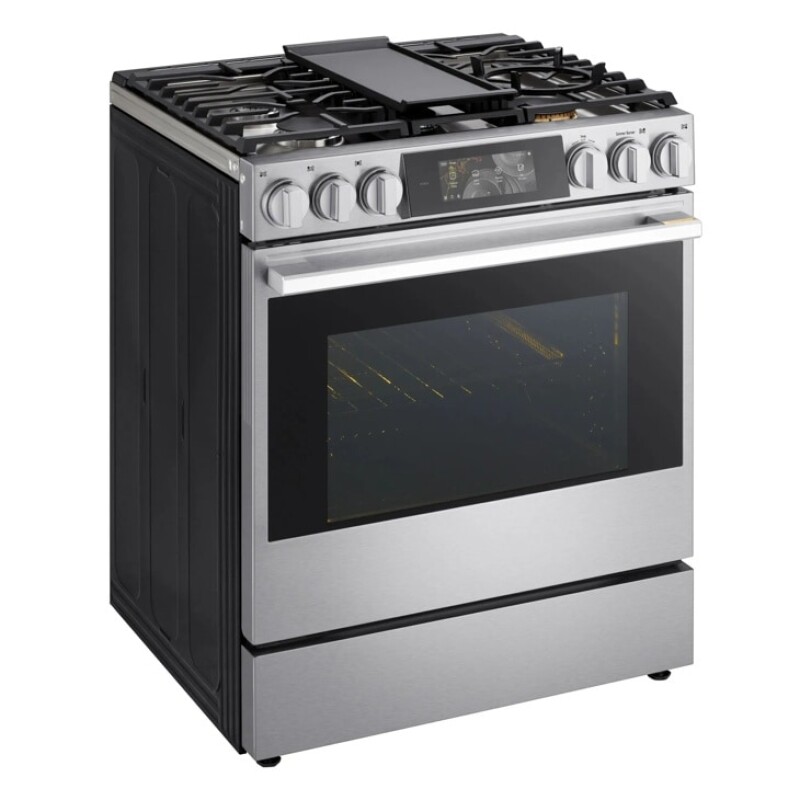 6.3 Cu. Ft. Smart Gas Slide-in Range With Dynamic Probake Convection®, Air Fry, Air Sous Vide, Pizza Mode And Ai Gourmet Camera LSGU6339X