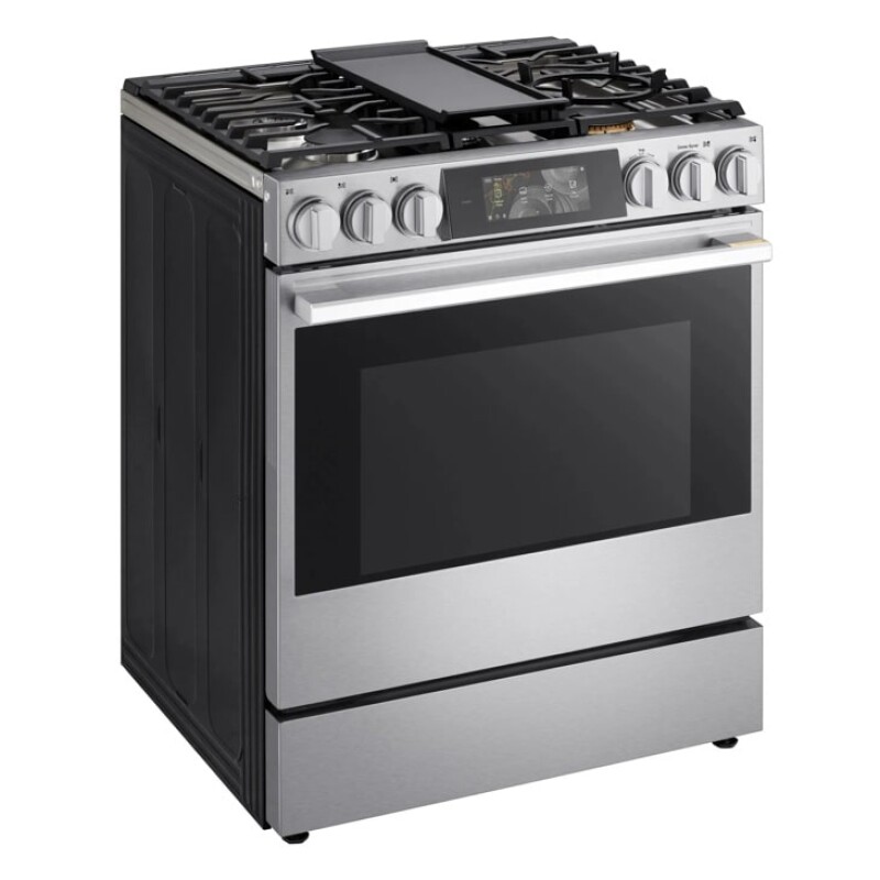 6.3 Cu. Ft. Smart Gas Slide-in Range With Dynamic Probake Convection®, Air Fry, Air Sous Vide, Pizza Mode And Ai Gourmet Camera LSGU6339X