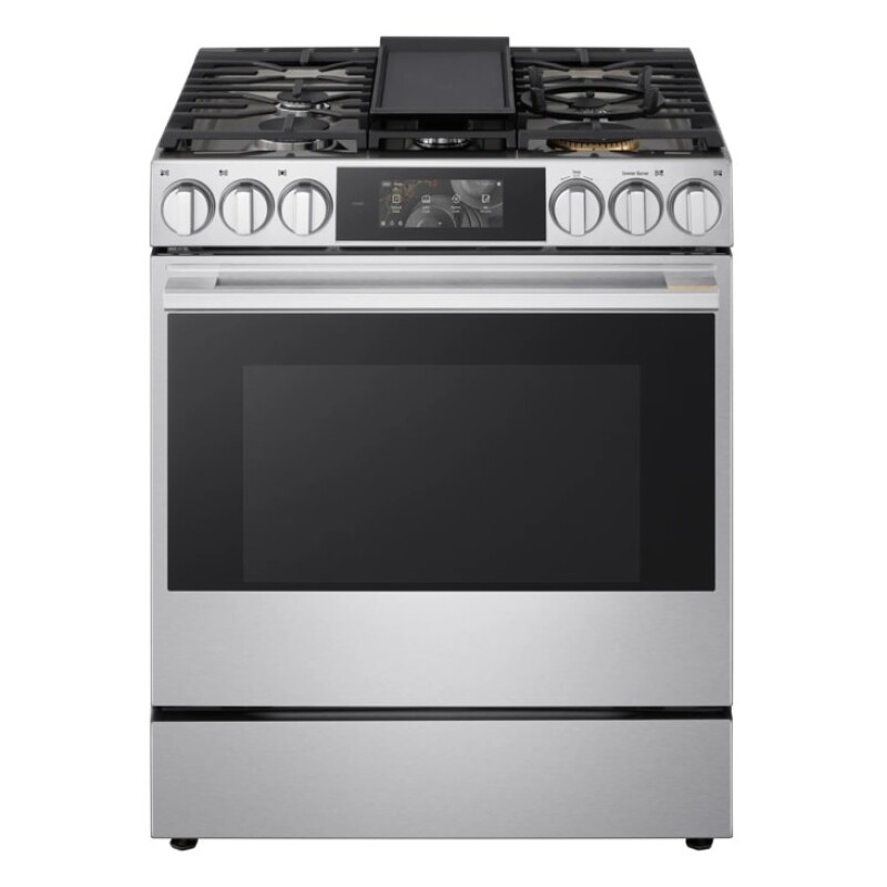 6.3 Cu. Ft. Smart Gas Slide-in Range With Dynamic Probake Convection®, Air Fry, Air Sous Vide, Pizza Mode And Ai Gourmet Camera LSGU6339X