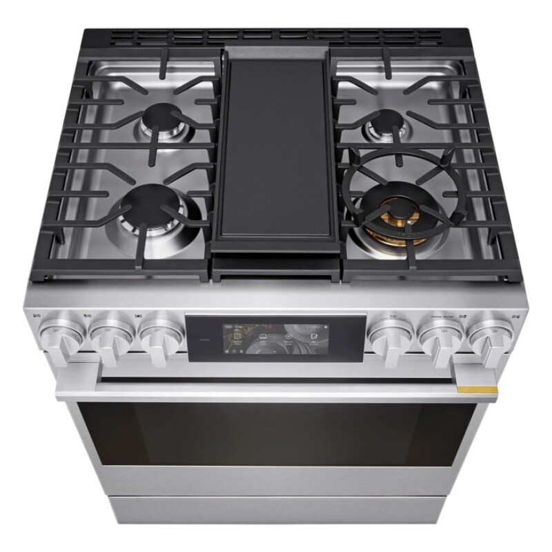 6.3 Cu. Ft. Smart Gas Slide-in Range With Dynamic Probake Convection®, Air Fry, Air Sous Vide, Pizza Mode And Ai Gourmet Camera LSGU6339X