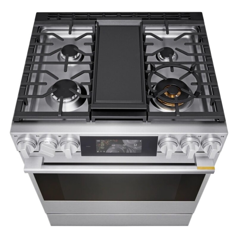 6.3 Cu. Ft. Smart Gas Slide-in Range With Dynamic Probake Convection®, Air Fry, Air Sous Vide, Pizza Mode And Ai Gourmet Camera LSGU6339X