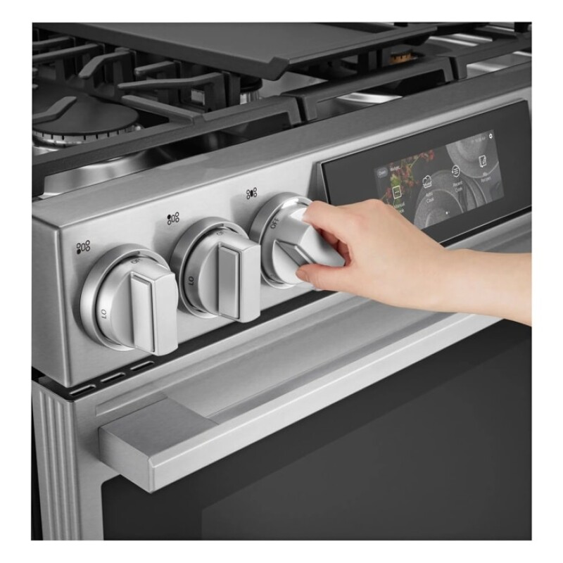 6.3 Cu. Ft. Smart Gas Slide-in Range With Dynamic Probake Convection®, Air Fry, Air Sous Vide, Pizza Mode And Ai Gourmet Camera LSGU6339X