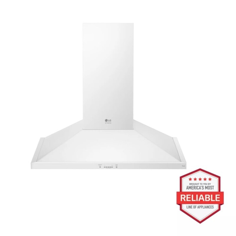 30 Inch Wall Mount Range Chimney Hood - Essence White LSHD3080N