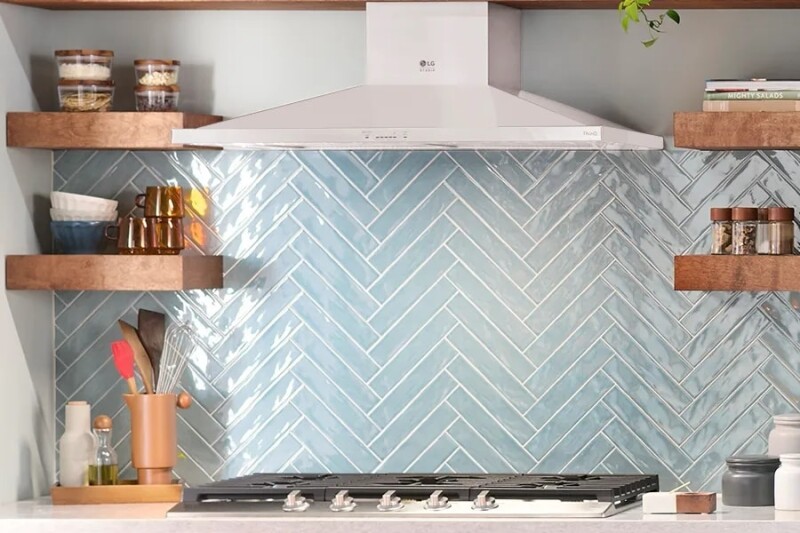 LG STUDIO, 36" Chimney Style Hood, Essence White view 6