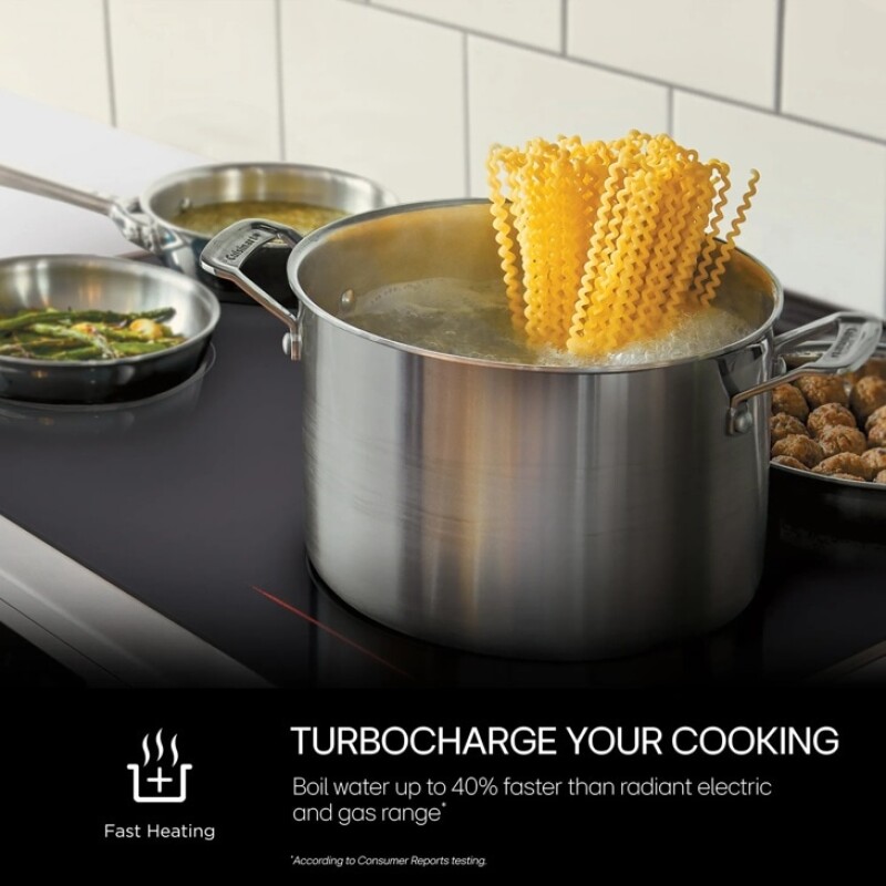 6.3 cu. ft. Smart Induction Slide-in Range with InstaView®, ProBake Convection®, Air Fry, and Air Sous Vide view 2